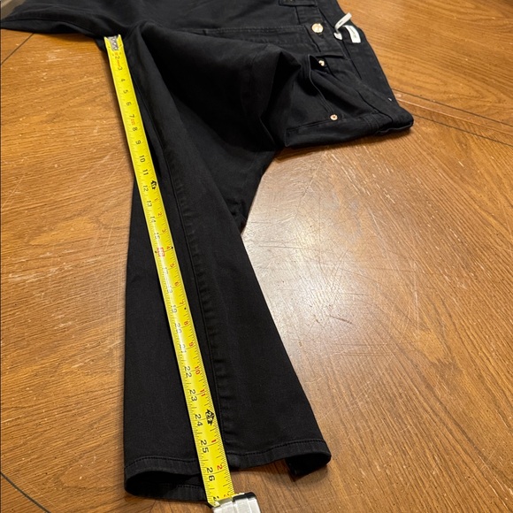 Good American Good Waist Crop Side Slit Jean Plus Size 18 26” inseam Black EUC - Picture 11 of 16